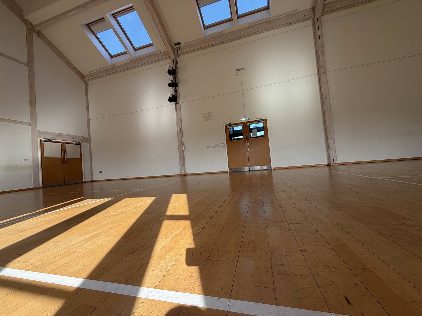 Afternoon sun in the main hall
