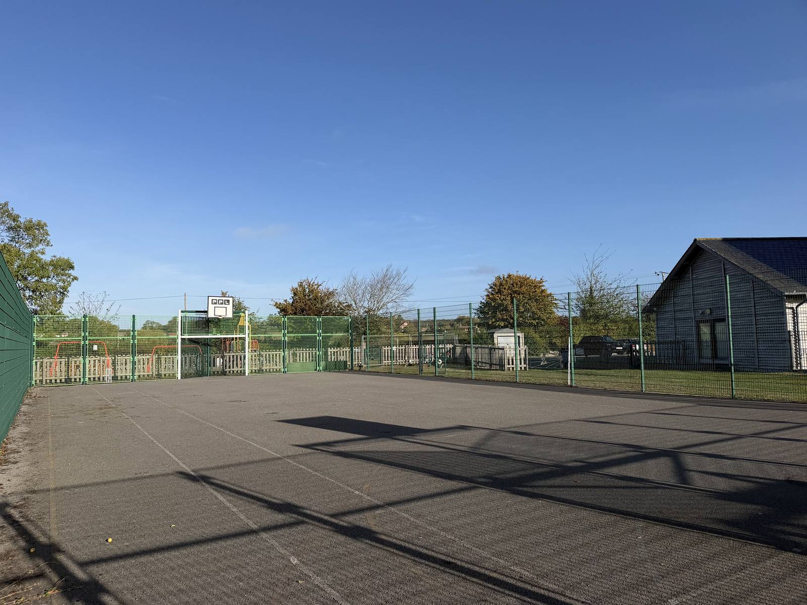 The MUGA beside the Village Hall