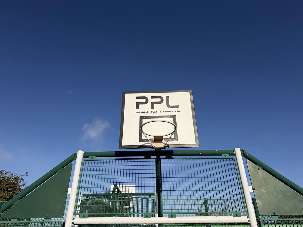Goal and hoop at each end
